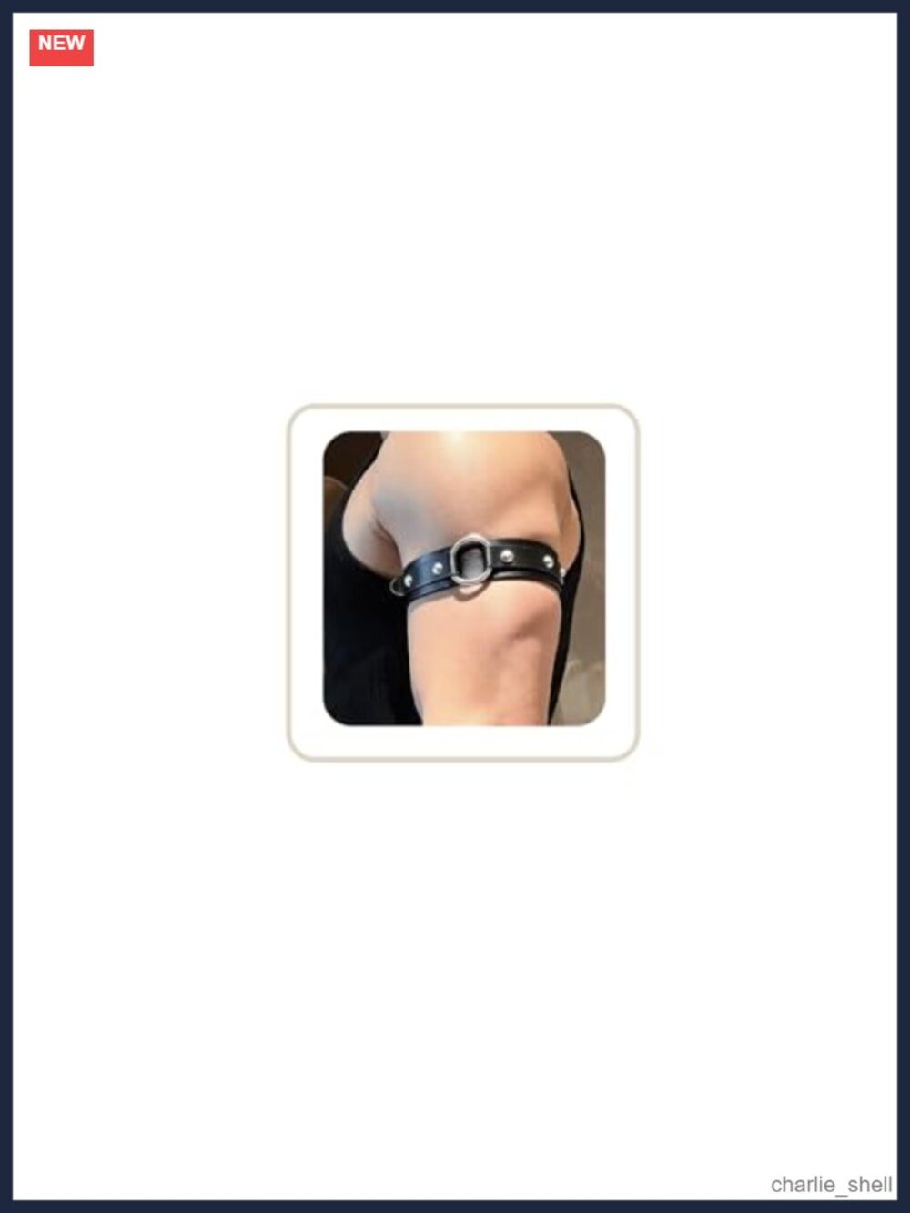 Punk Leather Arm Cuff Belt Bracelet Stretch Wristband Costume